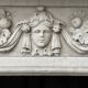 Louis XVI fireplace in Carrara marble, 18th century