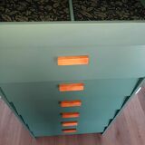 Meuble de rangement commode bureau à clapets