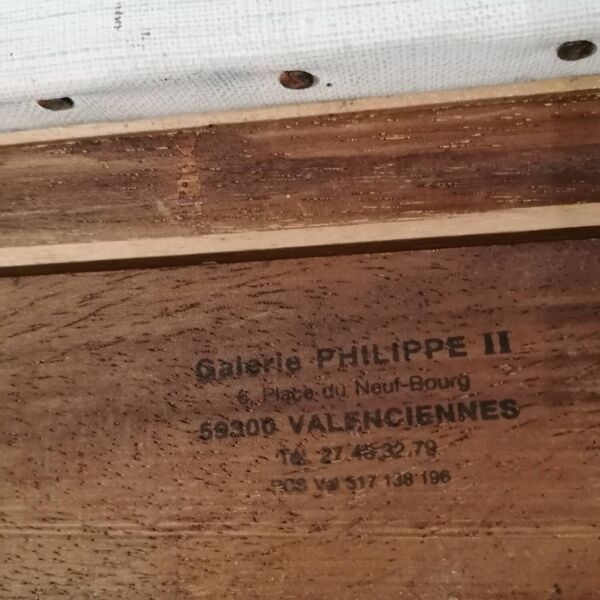 Peinture huile sur toile Raphaël Dubois