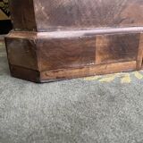 Napoleon III oak and walnut store counter