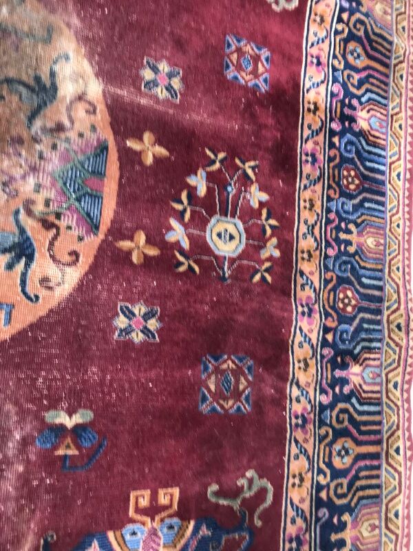 Chinese rug handmade 280 x 377 cm