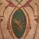 Louis XVI period screen, oil on canvas