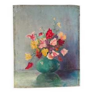 Bouquet de fleurs, peinture