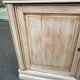 Louis Philippe rustic buffet vintage renovated in solid wood 185cm