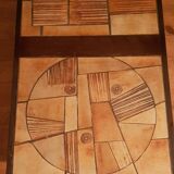 Raymonde Leduc Vallauris ceramic coffee table
