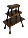 Mid-Century Organic Wooden Side Tables, circa 1960's wabi sabi brutalist