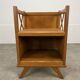 Table de chevet croisillons bois années 50