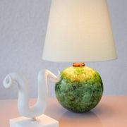 Scandinavian Art Deco table lamp in ceramic by Erik Mornils for Nittsjö, 1930s