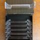 Set of 6 Antique KAYSER Transparent Plexi Knife Holders + Vi Box