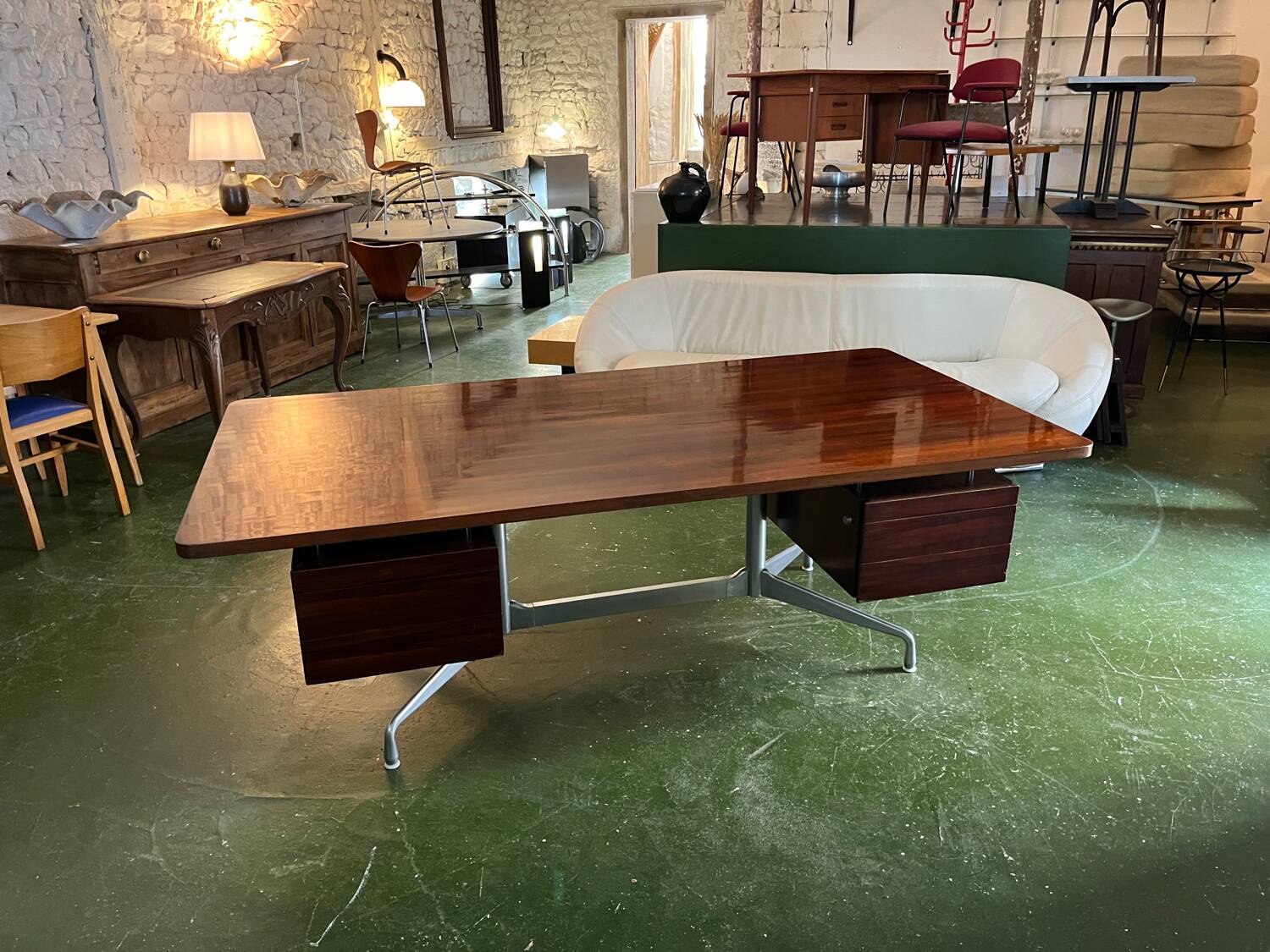 Charles & Ray Eames Rosewood Desk