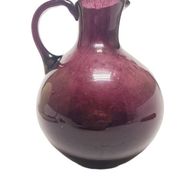 Vintage Polish jug by Zbigniew Horbowy for Sudety Glassworks, 1970s