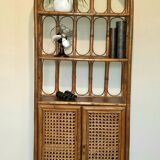 Rattan and canning shelf