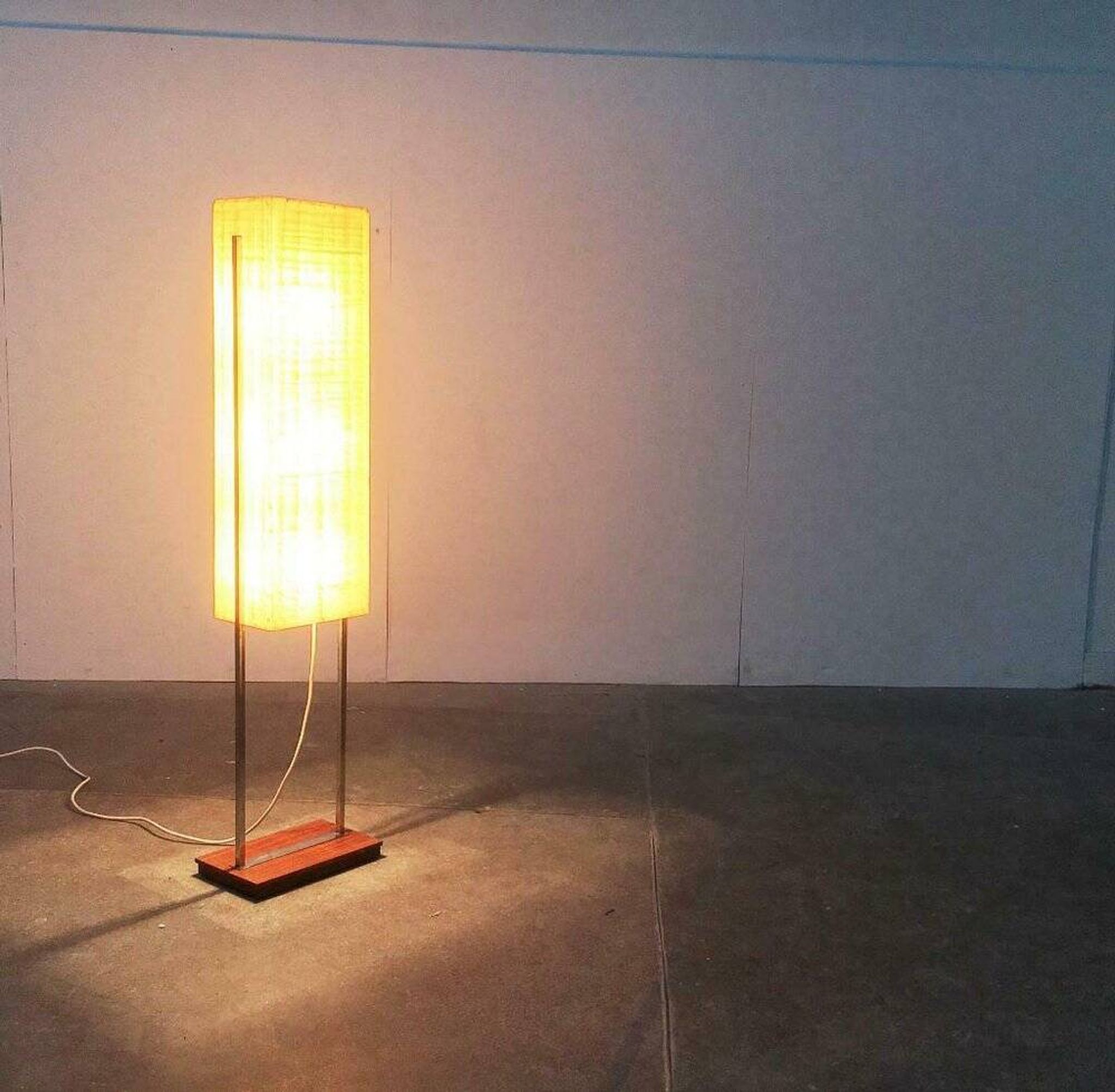 Mid-century German space age floor lamp by Hustadt Leuchten, 1960s.