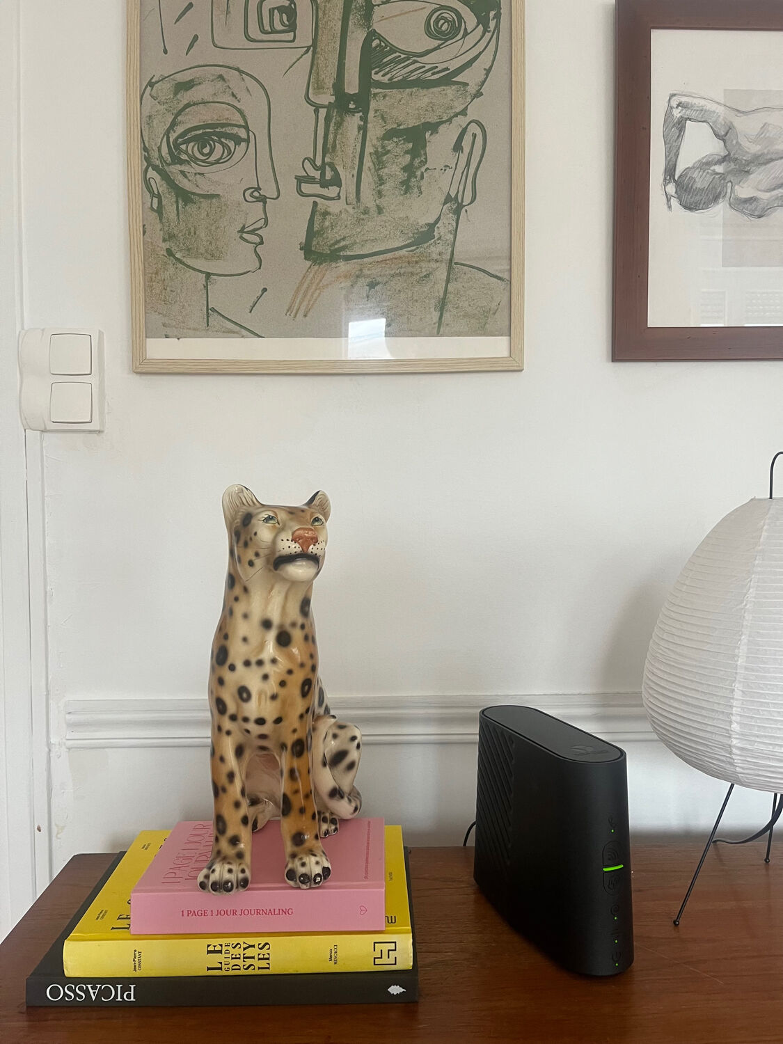 Vintage ceramic panther