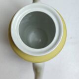 Large pale yellow teapot
