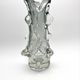 Large Murano Vase Smoked Glass Sculptural 31.5cm 3.1kg