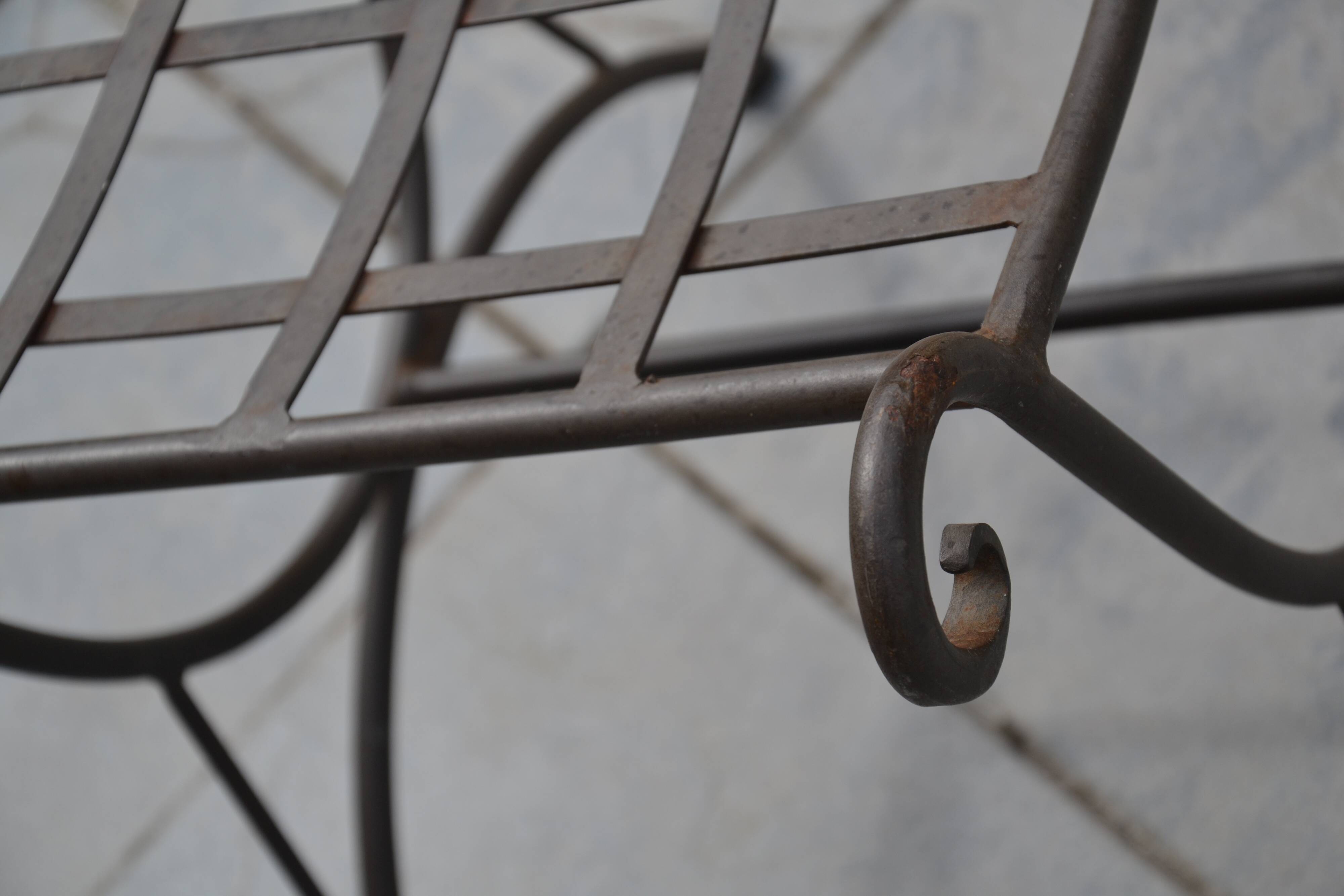 Curule stool/seat in Neo-Classical Empire style