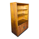Meuble de rangement mural en chêne vintage circa 50