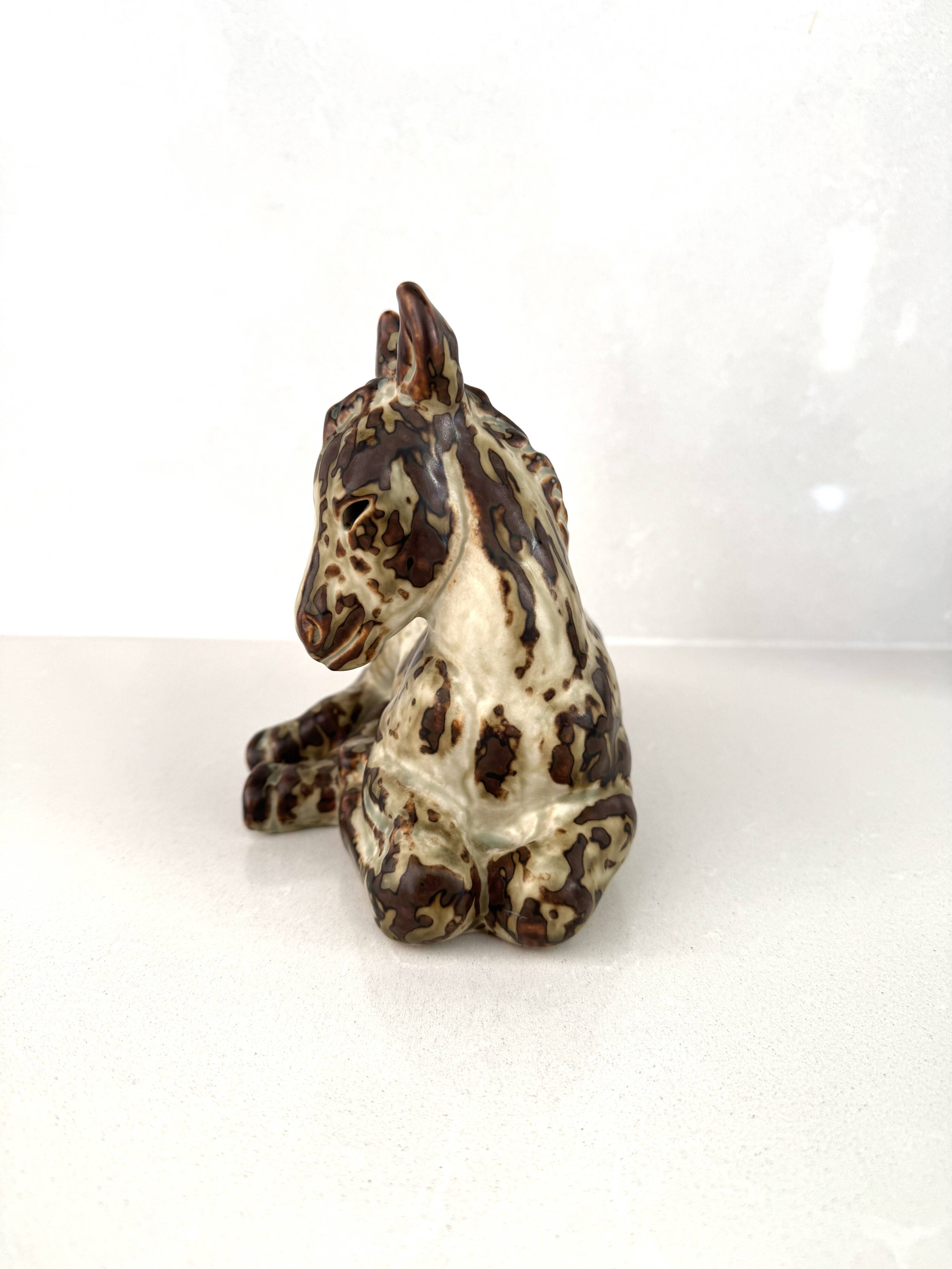 Knud Kjhn, Donkey, prod. Royal Copenhagen, 1940s