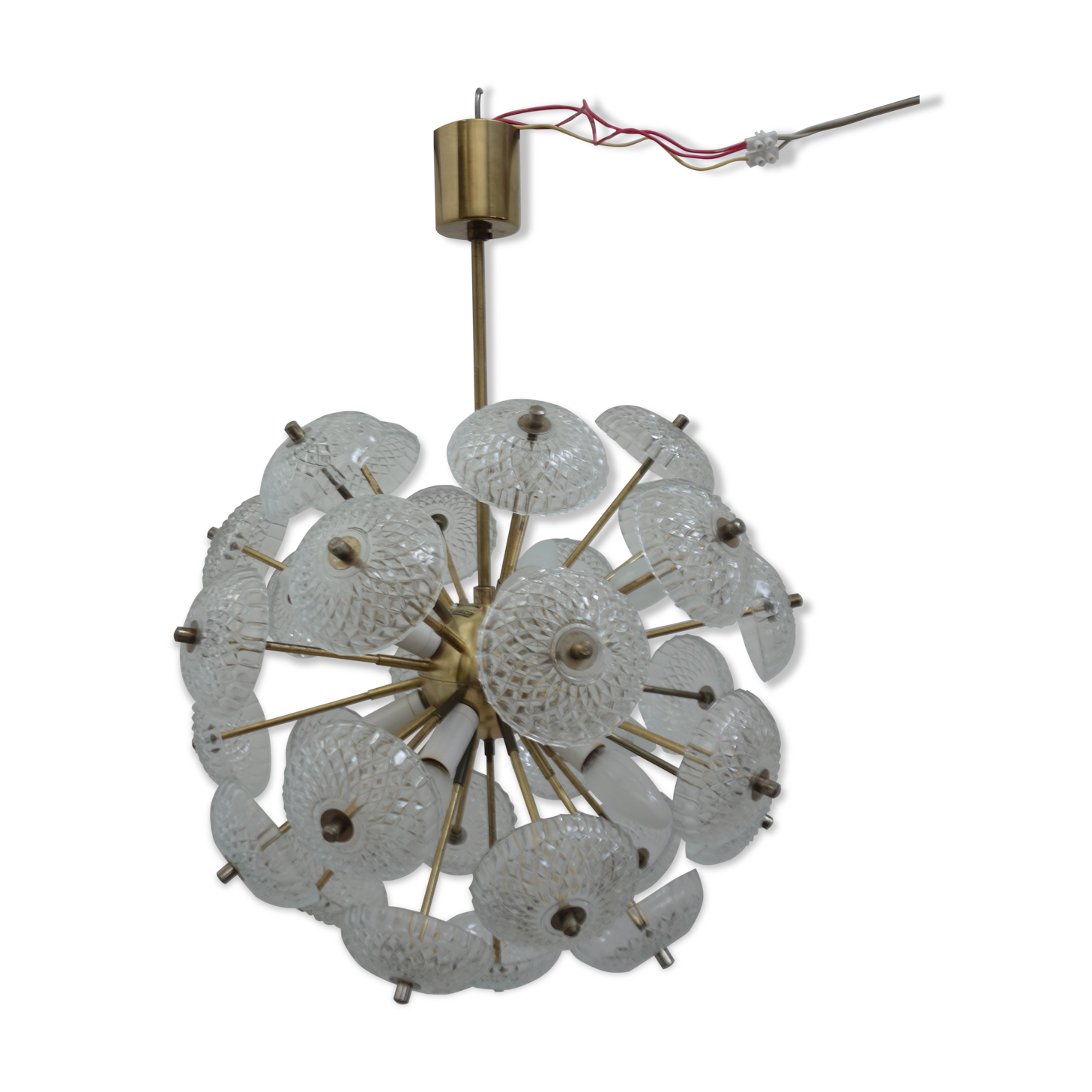 Sputnik lamp by Kamenicky Senov Czech 1970s