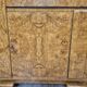 Buffet Art Déco asymétrique en noyer burl – Style "Gratte-ciel", années 1930
