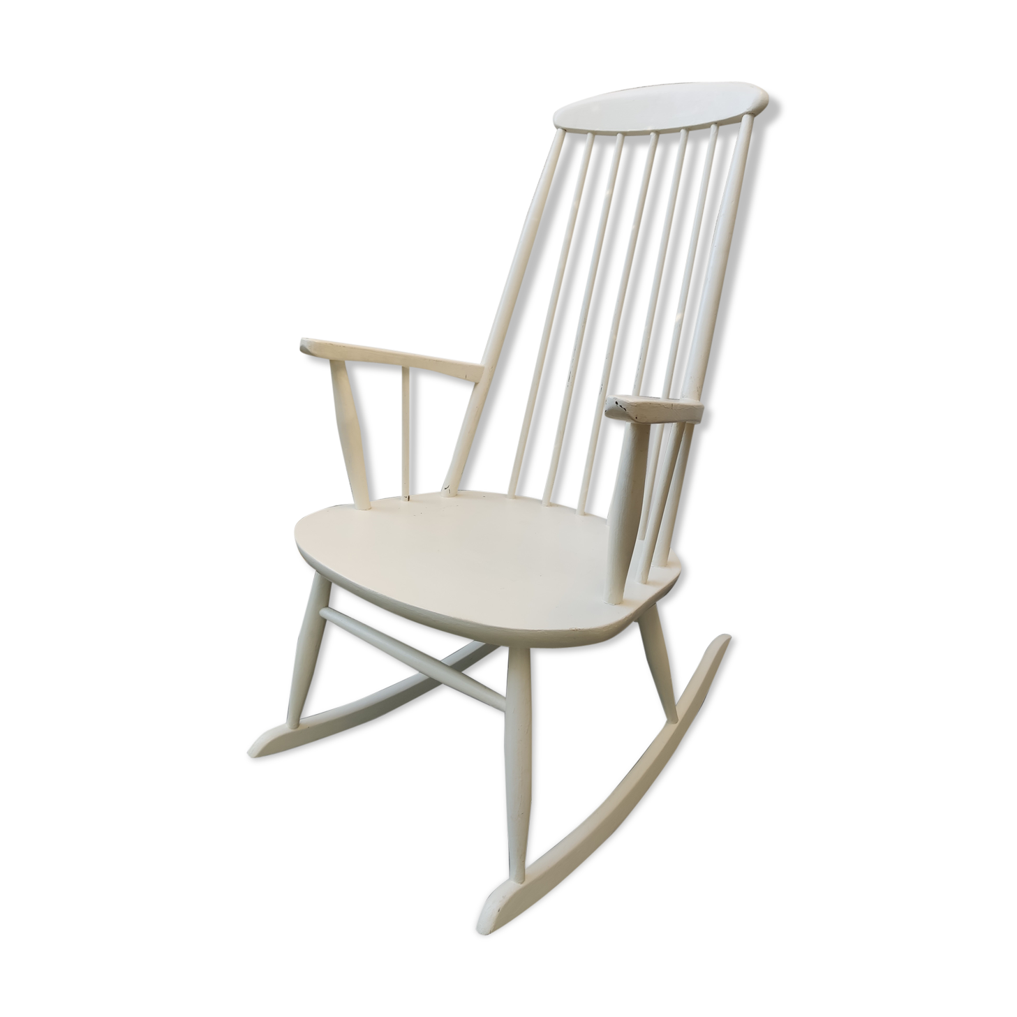 Rocking-chair vintage Stol kaynin