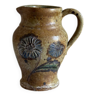 Pyrite stoneware pitcher