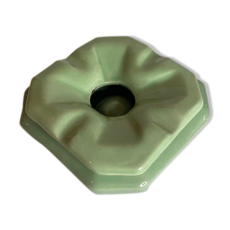 Green vintage ashtray
