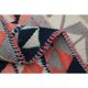 1970s Vintage Turkish Oushak Handmade Wool Cotton Orange Runner Rug 89x319