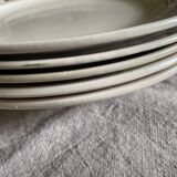 Flat plates Sarreguemines model Christiane