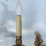 Pair of gilded bronze