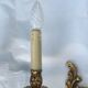 Pair of gilded bronze
