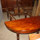 Table 6 pieds à bandeau époque Louis Philippe en acajou de cuba