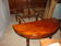 Table 6 pieds à bandeau époque Louis Philippe en acajou de cuba