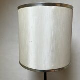 Floor lamp in black lacquered metal, 50s.