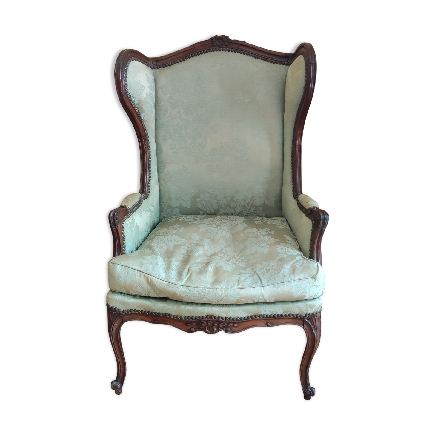 Armchair with ears style Louis XV/19 th century