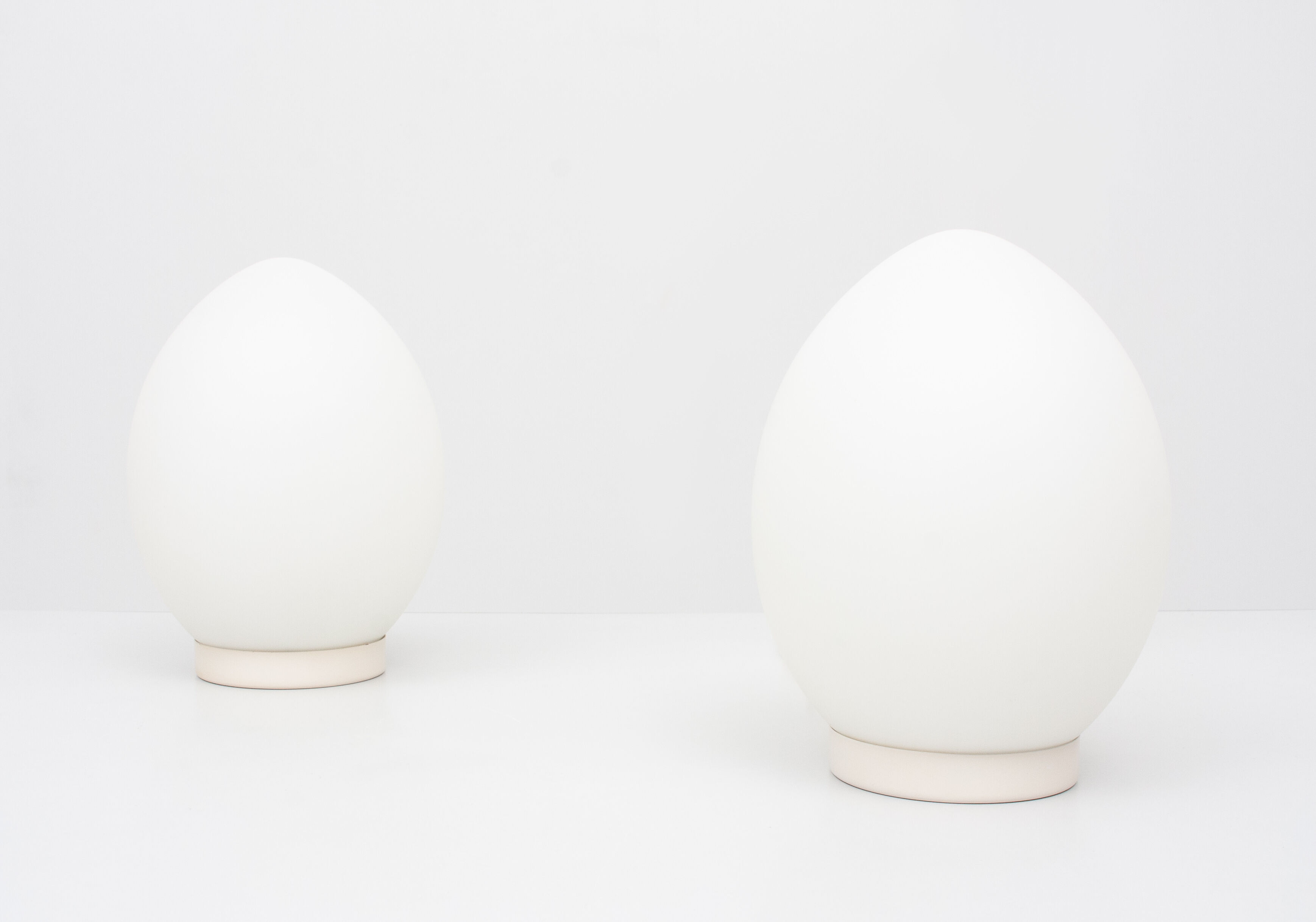 Egg lamps verrerie de Vianne, France, 1970s