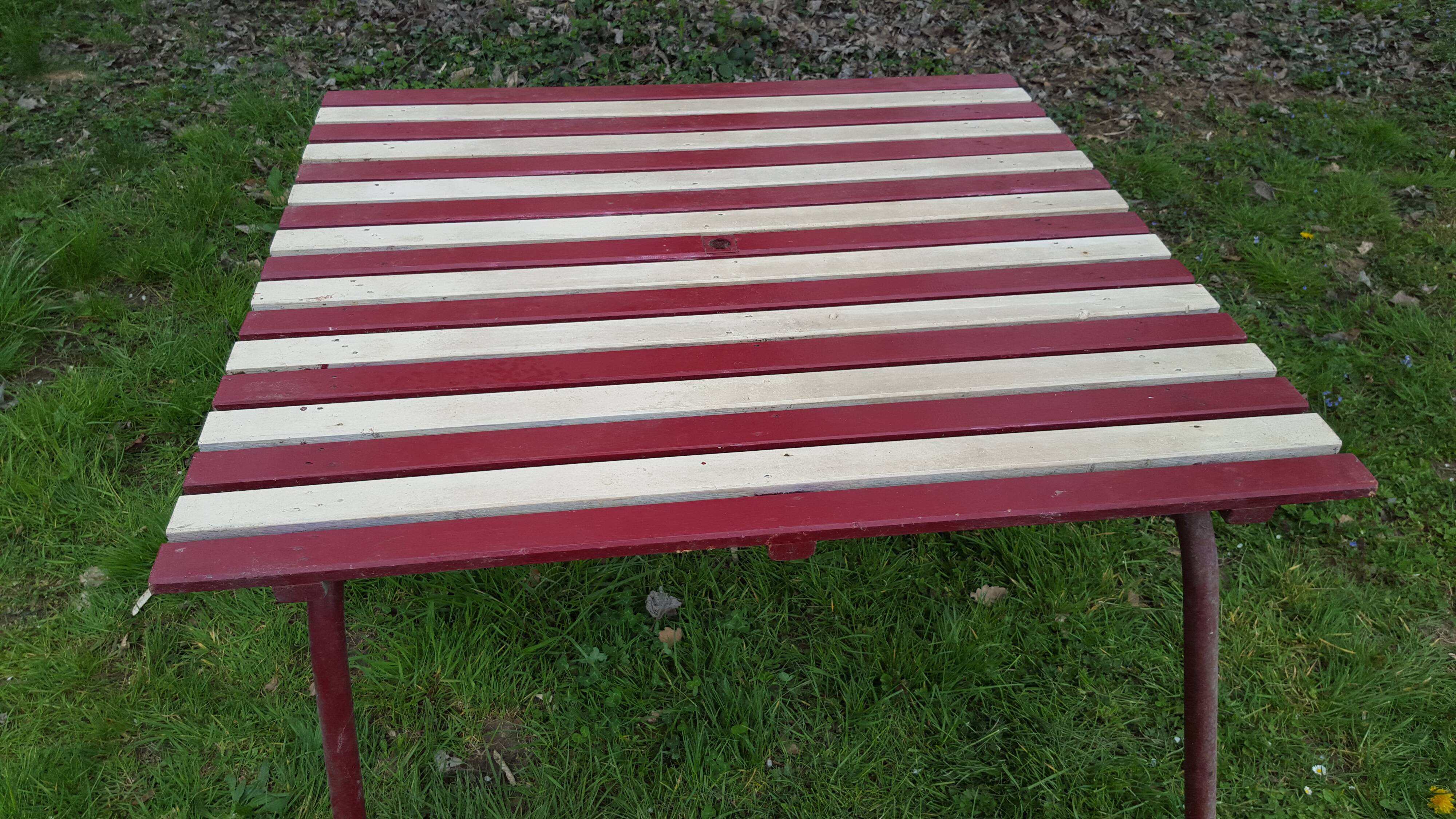 Vintage garden table 50s