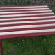 Table de jardin vintage 1950