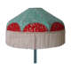 Retro lampshade with fringe "Loubianca".