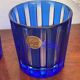 Pair of vintage Arques crystal whisky glasses