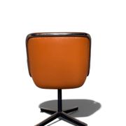 Charles Pollock Knoll Office Chair Patinated Camel Leather