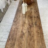 XL central island workbench oak