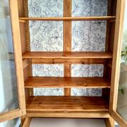 Vitrine parisienne en chêne massif