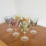 6 new colored glasses from the 60s by Luminarc