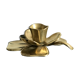 Brass candlestick shaped flower