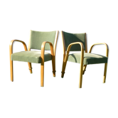Pair of Steiner 50's armchairs