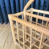 Bamboo magazine rack