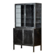 Polished iron medicine cabinet, 1930s