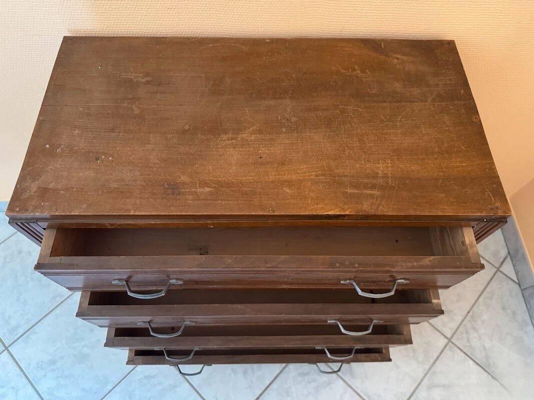Commode vintage 4 tiroirs années 30